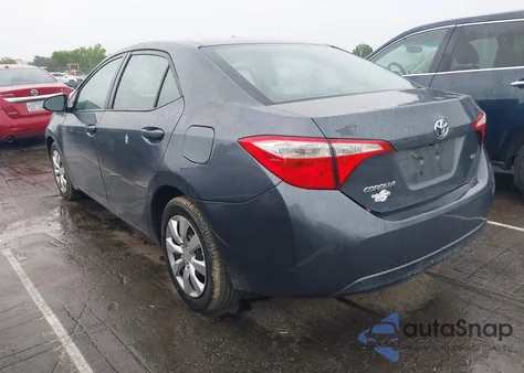 2015 Toyota Corolla Le z USA, uszkodzony, nr VIN 2T1BURHE4FC238076